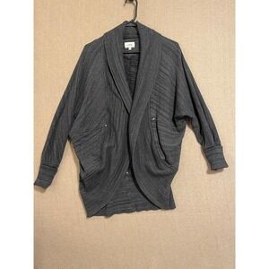 Wilfred Sweater Women's Large Gray Cardigan Style Heavy
